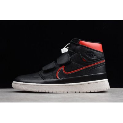 Nike Air Jordan 1 High Double Strap Siyah / Kırmızı Basketbol Ayakkabısı Türkiye - 6KSTLXWU